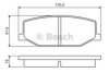 BOSCH 0 986 460 935 Brake Pad Set, disc brake
